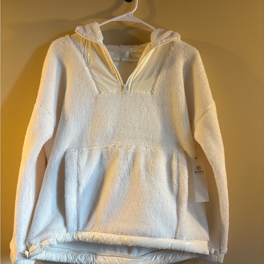 Mono B Cream Textured Pullover